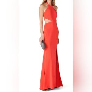 H. LOVE BY THEIA/ Coral Mermaid Gown $350 MSPR